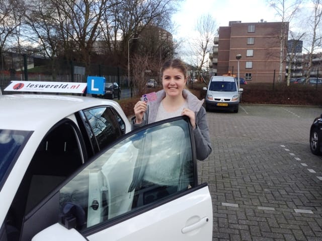 Eva van Wetering is de eerste keer geslaagd bij Leswereld